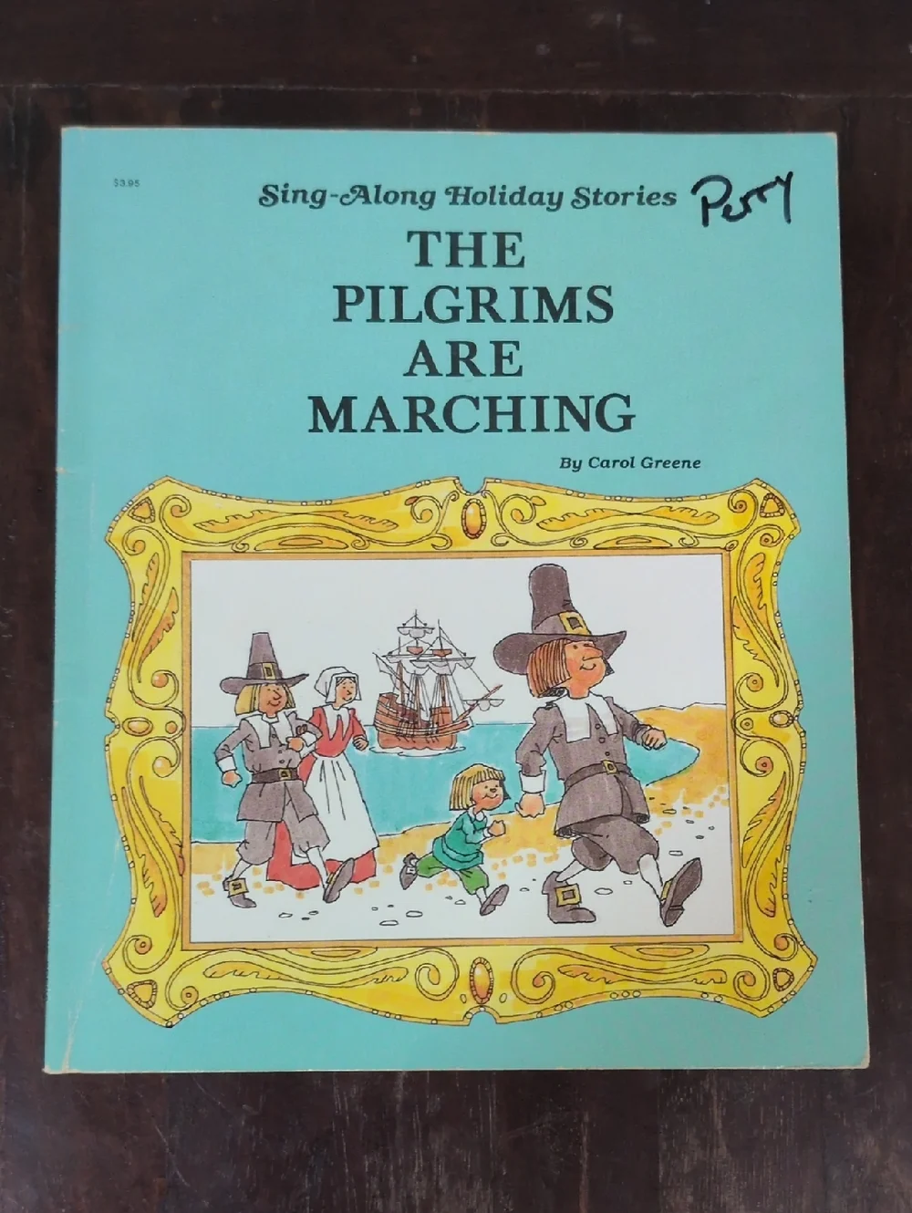 Scholastic Vintage Pilgrim Themed Paperback Book Set of 7 Used Children's Books